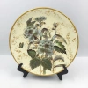 Decorative plate ornaments, European-style hanging plates, living room wine cabinet, TV cabinet decorative plates, large-sized ceramic plates, handicrafts, household multi-functional ceramic ornaments, decorative items Item Picture